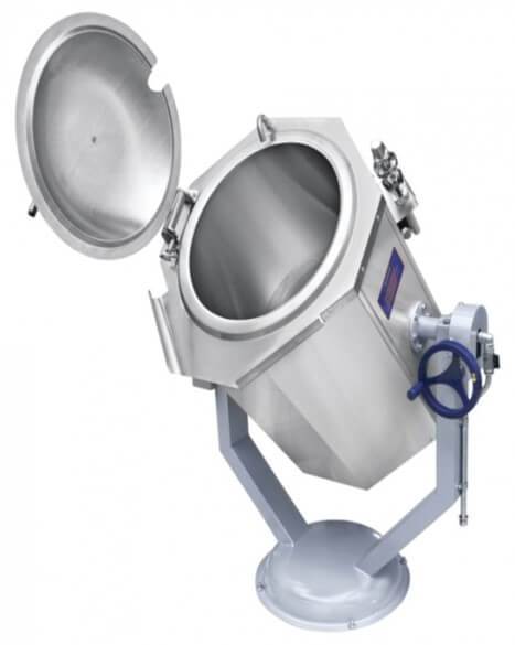 MODULUKS 60Lt Steam Jacket Boiling Pot w/ Manual Tilt, No Mixing Device